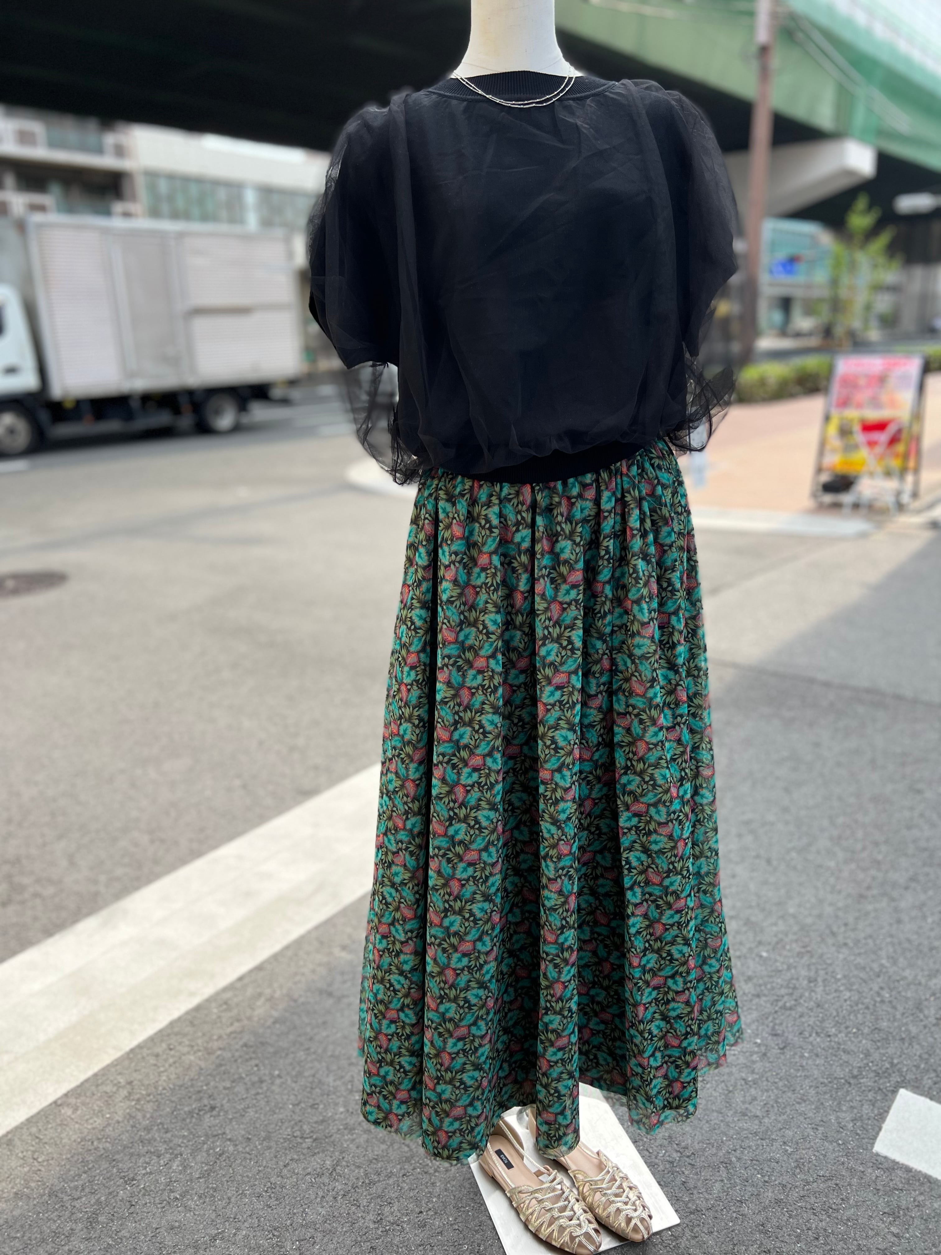 【Kittle】フラワーチュールリバーシブルスカート