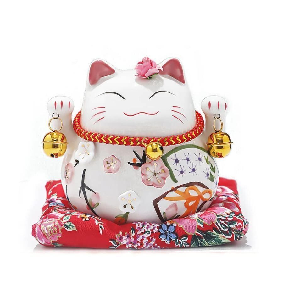 招き猫 猫 ネコ 置物 オブジェ スピリチュアル 貯金箱 幸運 開運 浄化