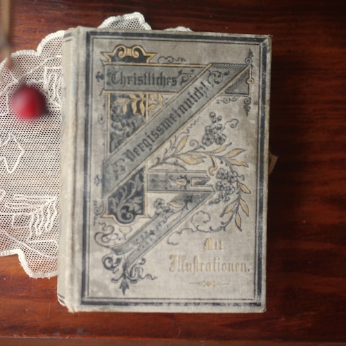 忘れな草 Christliches VERGISS MEINNICHT 1890 ドイツ