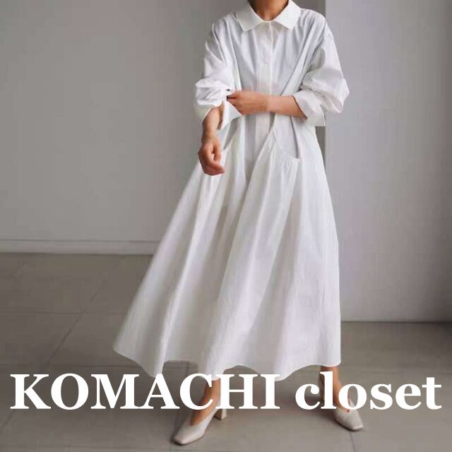 【送料無料】 カジュアルルーズシャツワンピース ワンピース 長袖 襟付き ロング丈 ポケット ボタン ルーズ 韓国 レディース オルチャン 可愛い 大人可愛い 大人女子 シンプル きれいめ カジュアル 大人 気品 上品 おしゃれ お洒落 こなれ感 抜け感 かっこいい きちんと 大人女子 シック クール エレガント 存在感 主役級 S M L XL ホワイト 夏 10代 20代 30代 40代 デート 女子会 休日 旅行 普段使い デイリー コーデ トレンド 楽チン