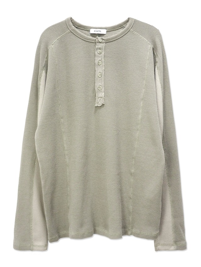 [IGNOTA] CORE:13 BUTTON LS T (LIGHT KHAKI) 正規品 韓国ブランド 韓国通販 韓国代行 韓国ファッション イグノタ 日本 店舗