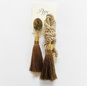 rope tassel pierce / earring