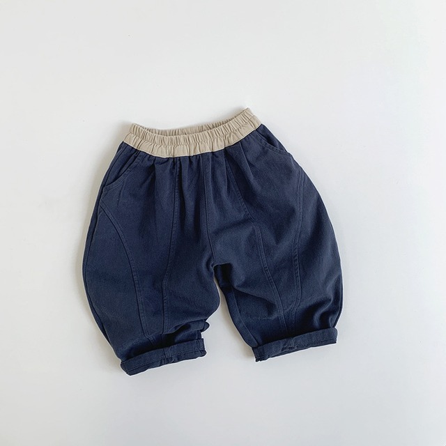 natural tuck pants 【80-130】