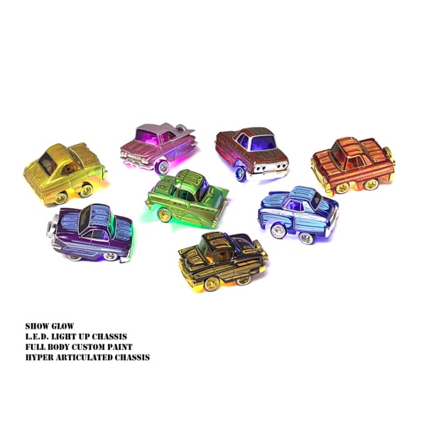 CarTuned 1:64【⑤1961 Chevy Impala】 Lowriders SHOW GLOW Series 1