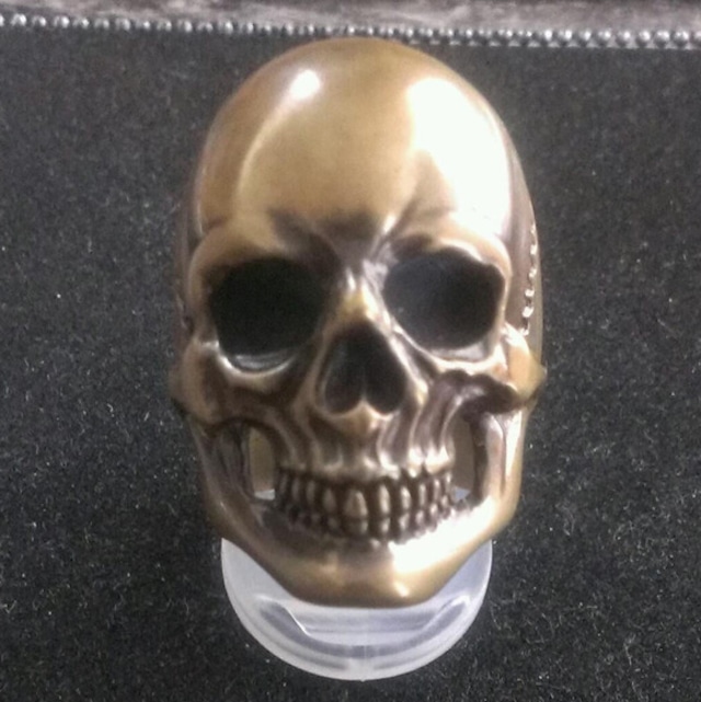 NEW SKULL RING BRASS ver