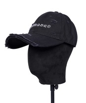 COOLA MADE® 3D エンブロイダリーダメージCAP (BLACK)　CQ-48532