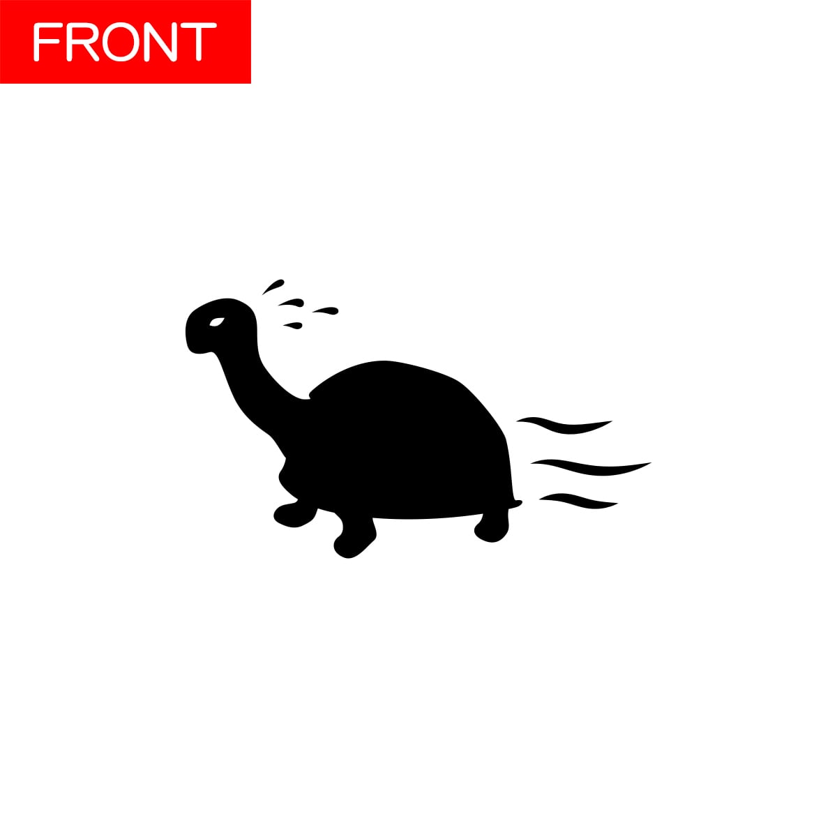 お先にどうぞ。 Tシャツ ms47 おもしろ Tシャツ カメ 亀 ロードバイク バイク乗り ツーリング