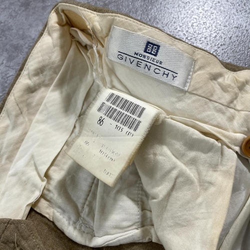 00s MONSIEUR GIVENCHY slacks 詳細写真2