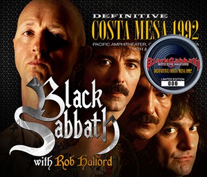 NEW  BLACK SABBATH　w/ROB HALFORD DEFINITIVE COSTA MESA 1992 3CDR+1DVDR Free Shipping