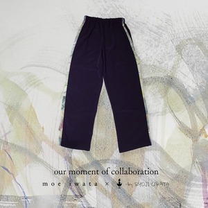 Moe Iwata × -by RYOJI OBATA texture pants