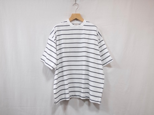 EVCON” BORDER WIDE S/S TEE WHITE”