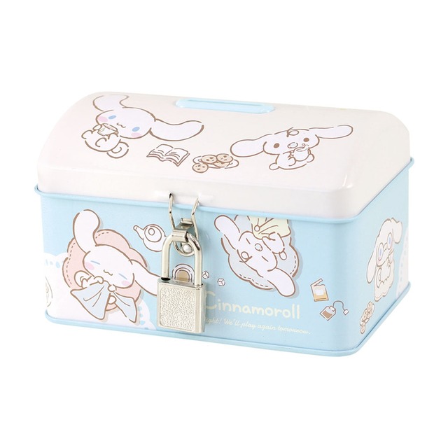 サンリオカギ付き缶バンク のんびりナチュラル/シナモロール(5257047)