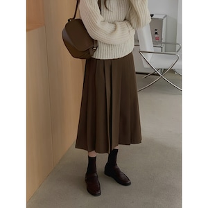 タックプリーツ ロングスカート【S-2XL】 RA3510