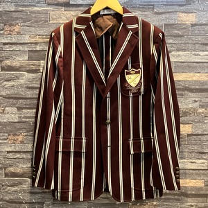RALPH LAUREN EMBLEM STRIPE JACKET ITALY製