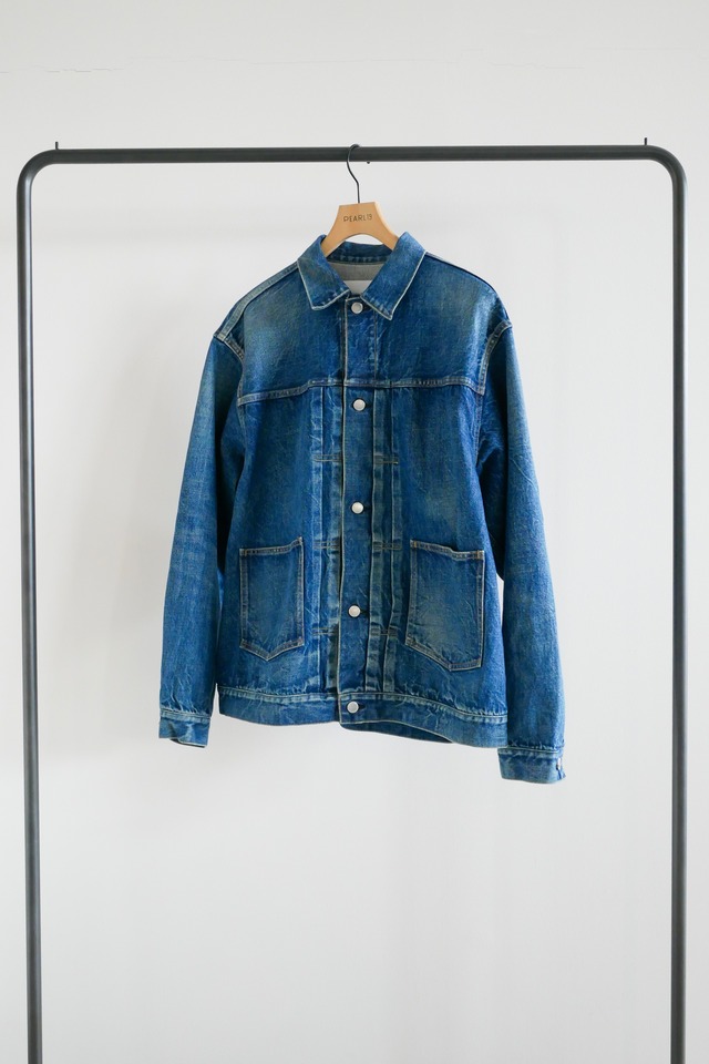 JOHN MASON SMITH 15oz SELVEDGE DENIM TRUCKER JACKET