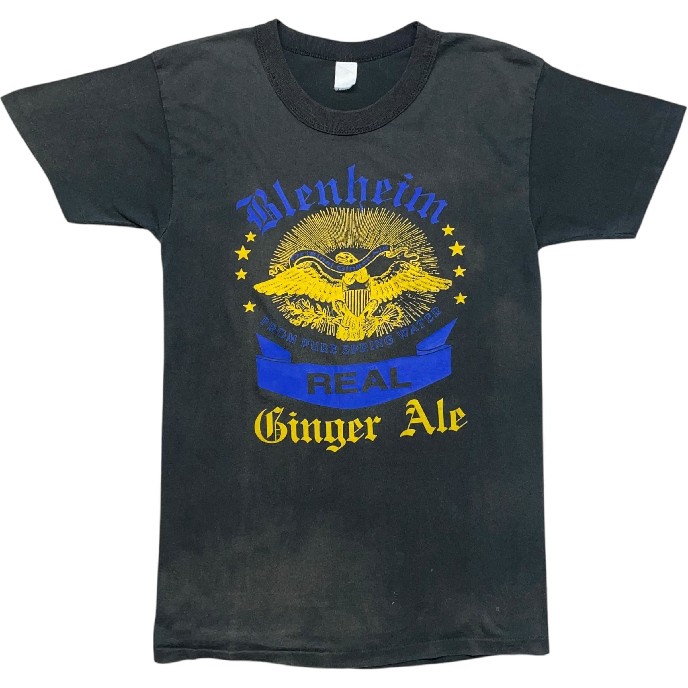 《S》 unknown Tシャツ ブレナムジンジャーエール プリント シングルステッチ 90年代 vintage no.7272