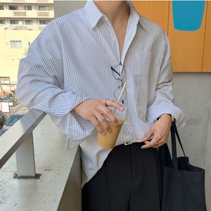 ストライプルーズシャツ　MT0080307