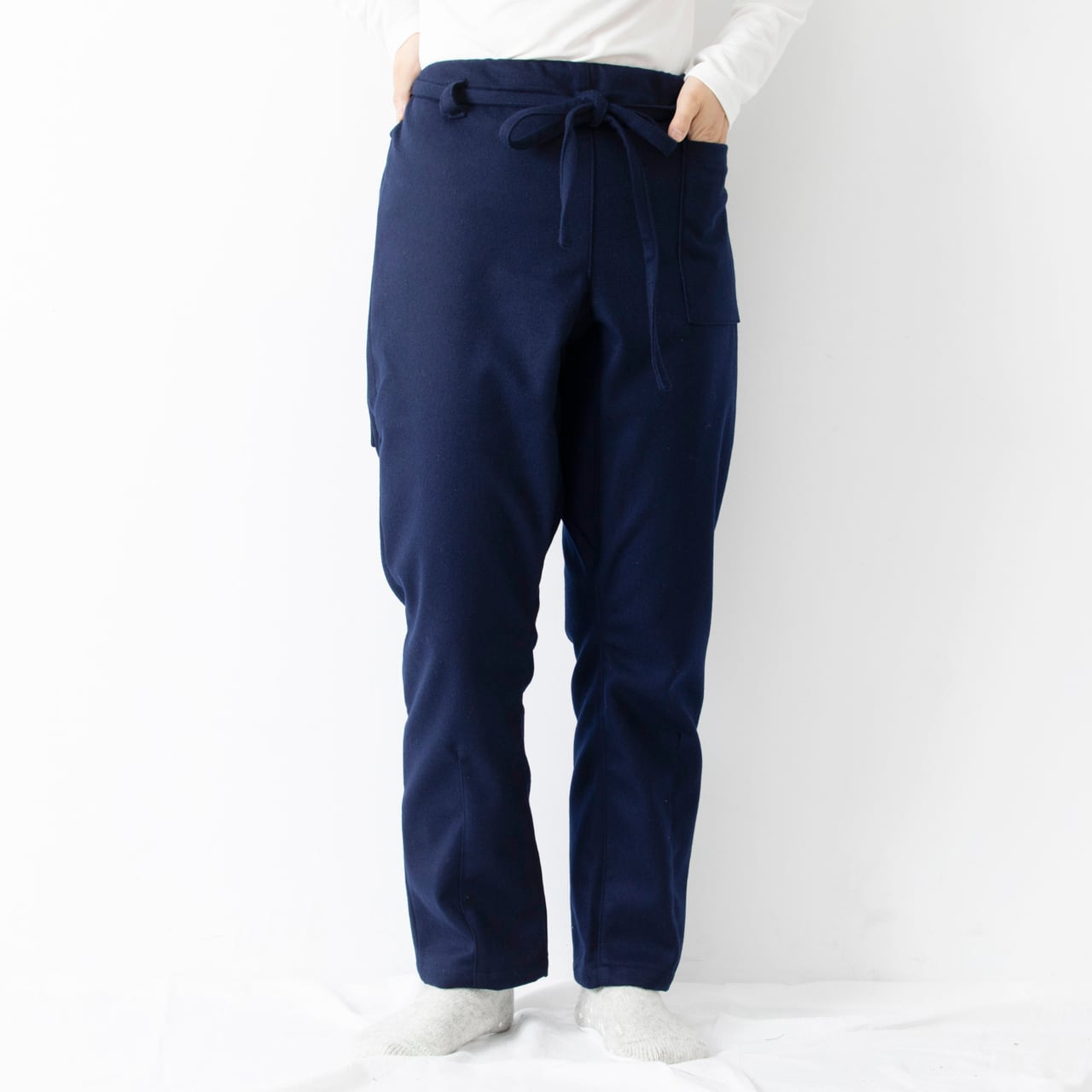 PT-52 道着袴 ウールフラノ 濃紺