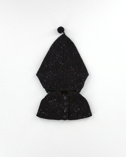 iver&isla-BALACLAVA noir tweed