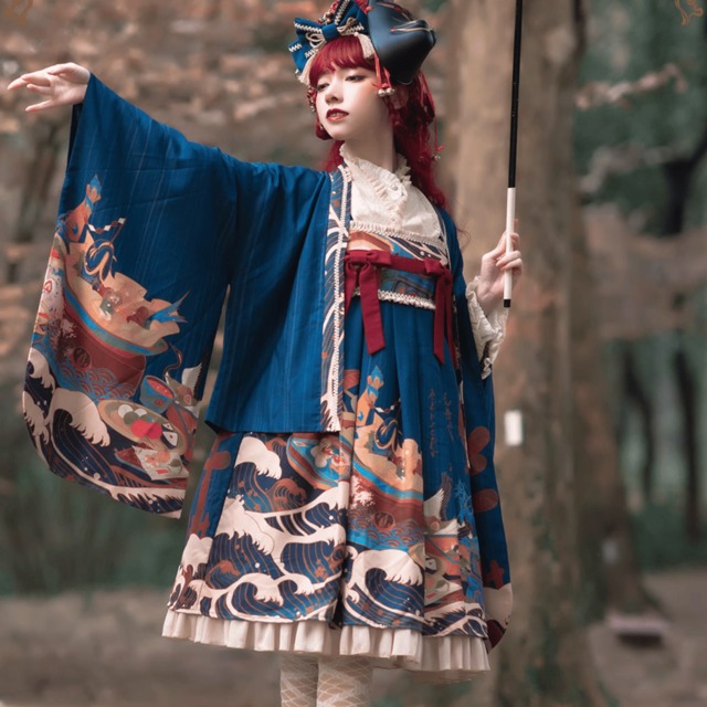 ゴスロリファッション 通販 With U 和ロリ ジャンパースカート 双子コーデ 原宿ファッション かわいい ゴシック ゴスロリ服 病みかわいい