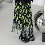 Niche Dye Print Tassel Skirt (ME425)