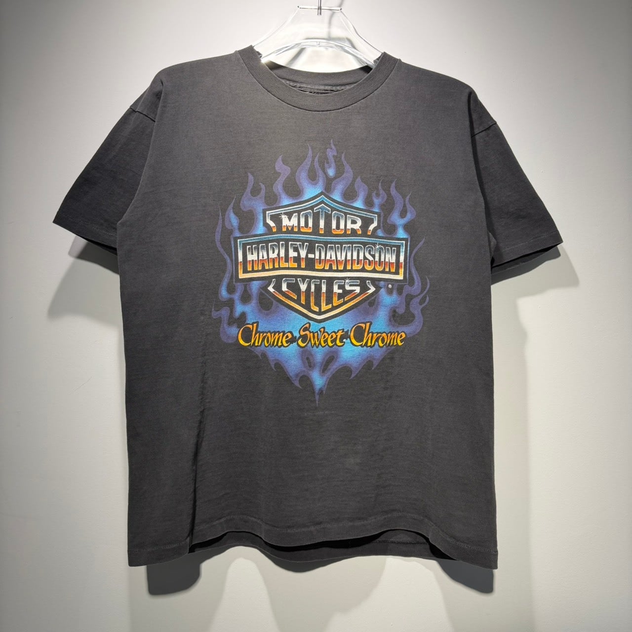 Harley davidson " Chrome Sweet Chrome " Cut Tag Fits L【A1-247】