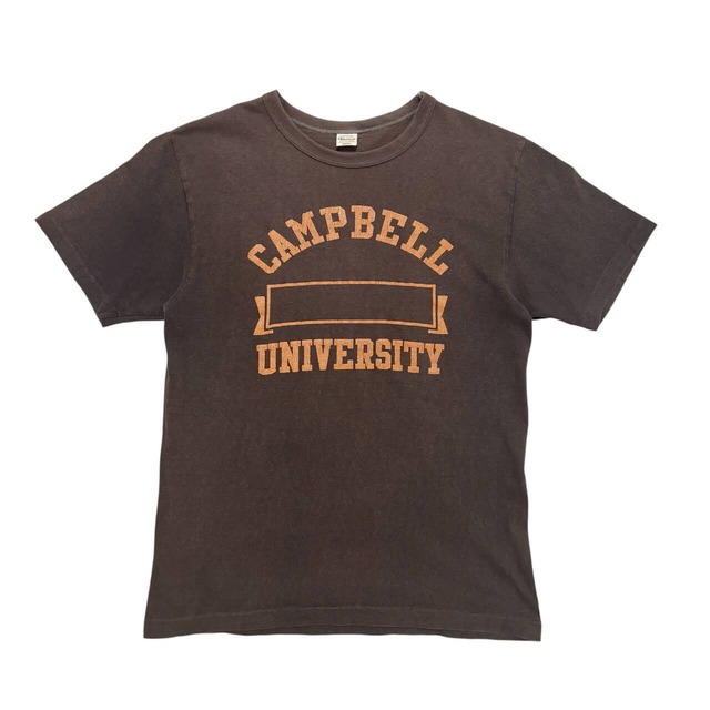 中古 ウエアハウス WAREHOUSE 半袖 Ｔシャツ カレッジＴシャツ クリーニング済み メンズ Ｓ フェードブラウン