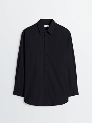 LEMAIRE　TWO POCKET SHIRT　BLACK　SH1247 LF1399
