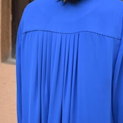 stitch design band collar pullover shirt
