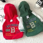 フードのついたスタジャン