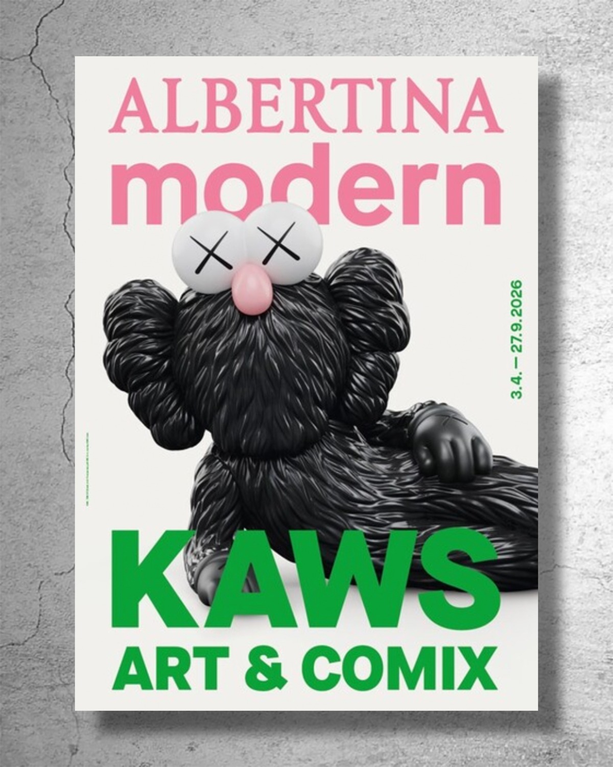 人気品】『KAWS』2026年オーストリア現代美術館制作ポスター | 特殊 