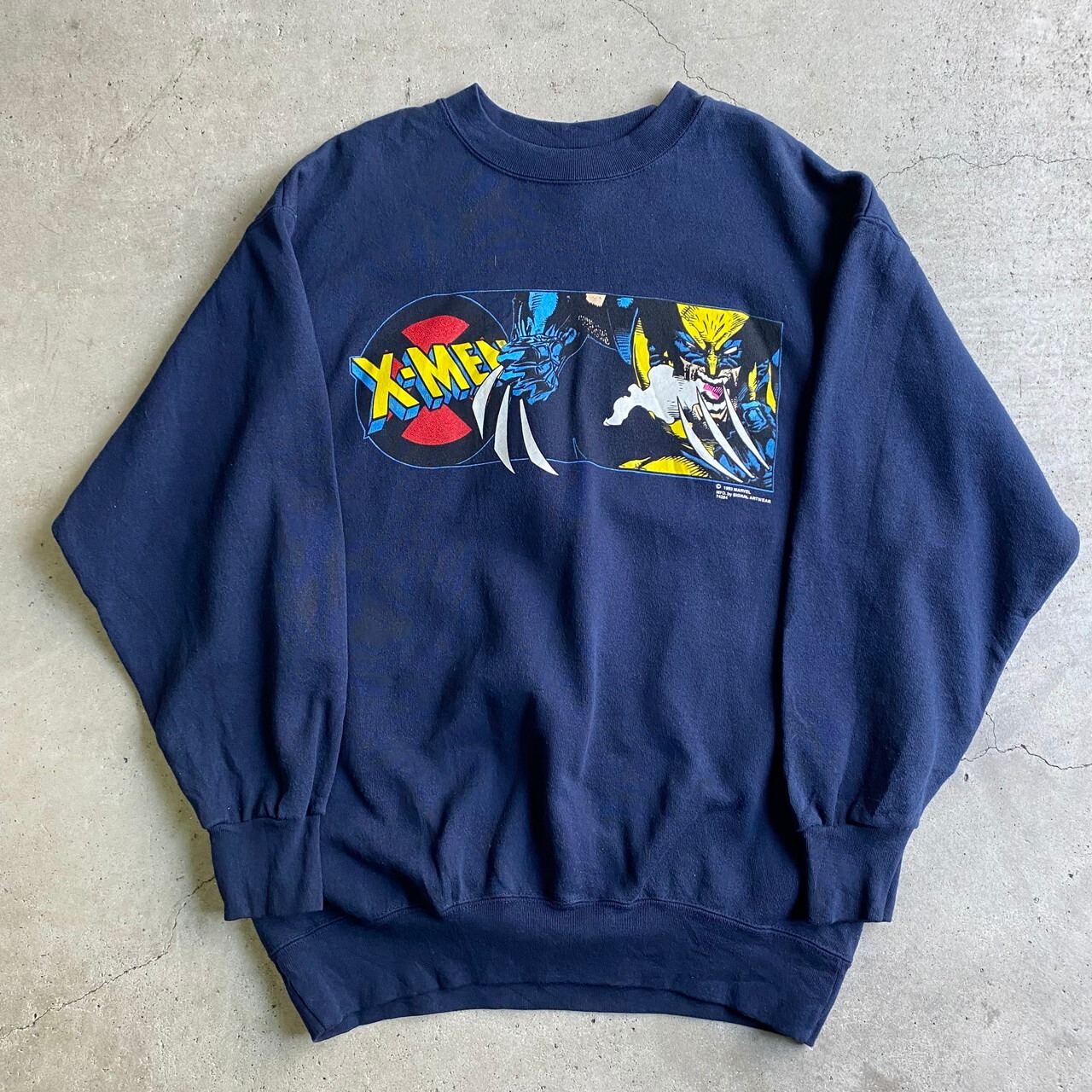 USA製 90年代 X-MEN MARVEL エックスメン キャラクタープリント 