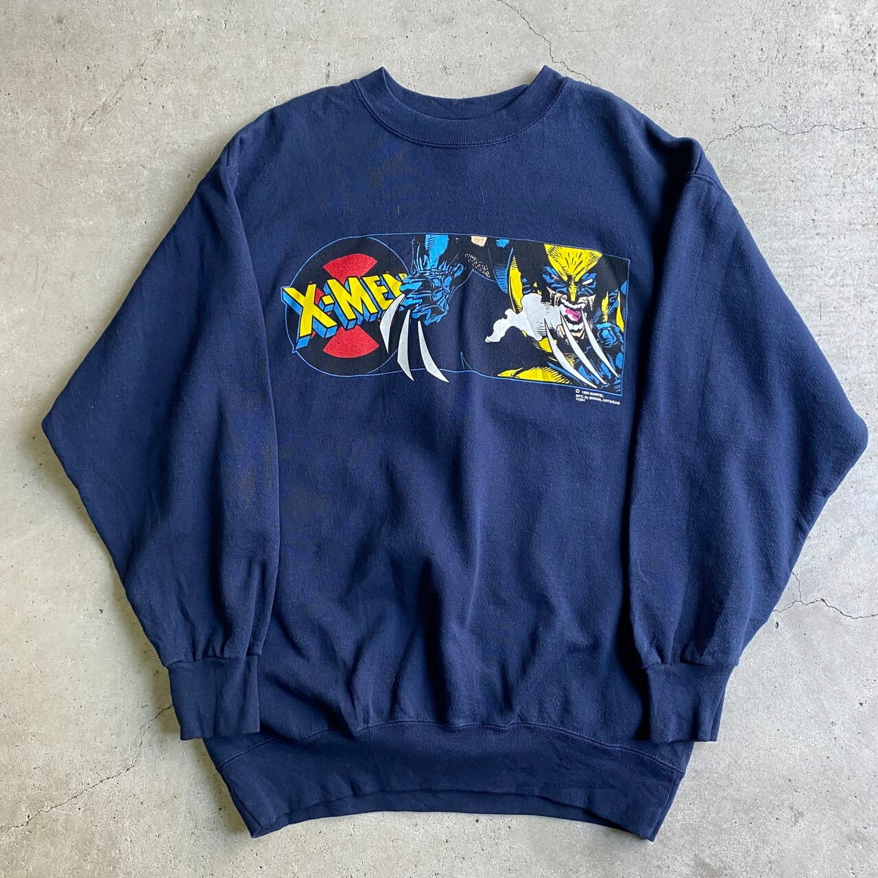 USA製 90年代 X-MEN MARVEL エックスメン キャラクタープリント 