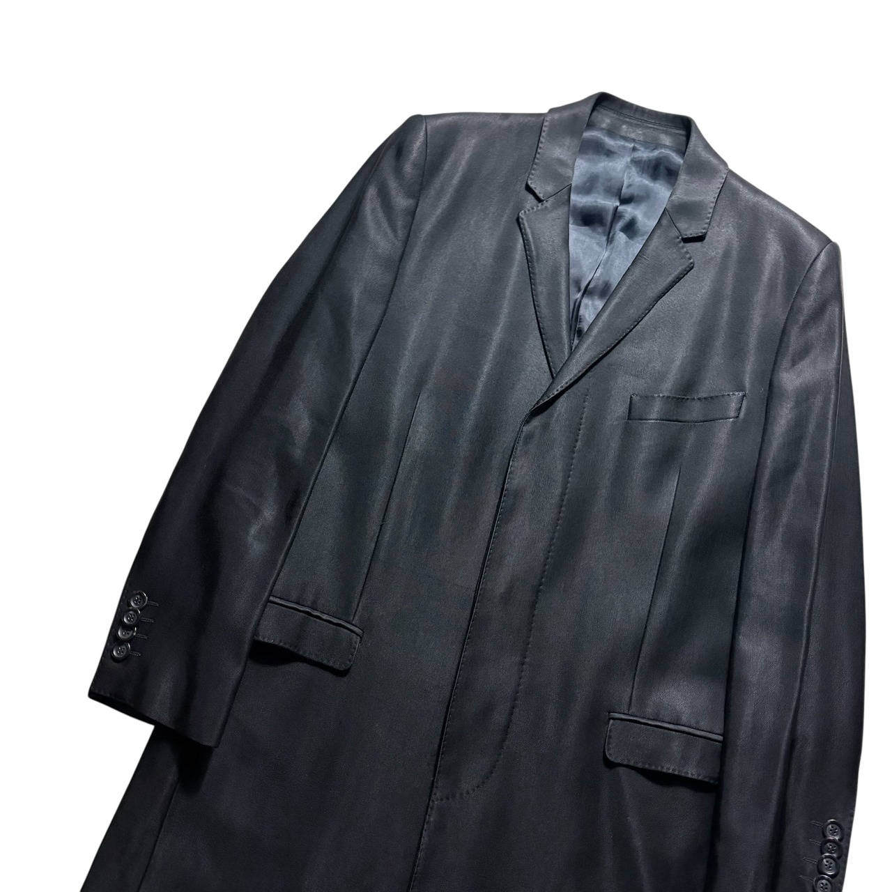 DOLCE&GABBANA shinny black coat