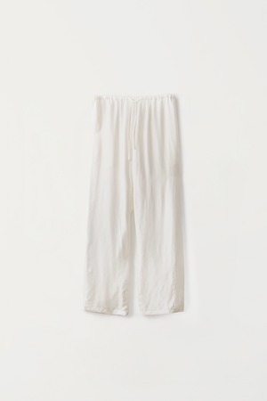 [NOTHING WRITTEN] Serein cupra pants (White) 正規品 韓国ブランド 韓国通販 韓国代行 韓国ファッション ナッシングリトゥン 日本 店舗