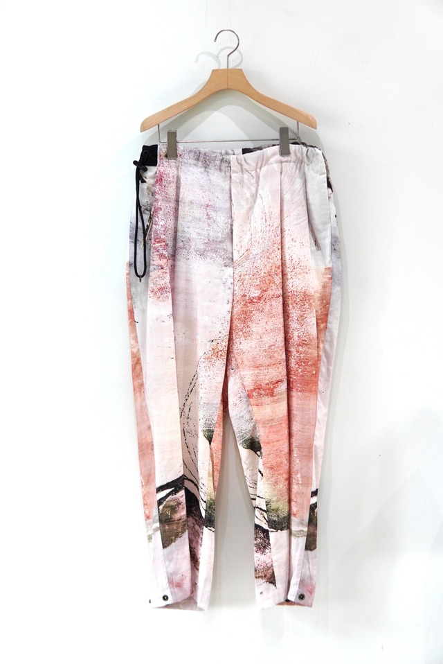 ANTHEM A / LAYERED PRINTED NO-BRAINER PANTS