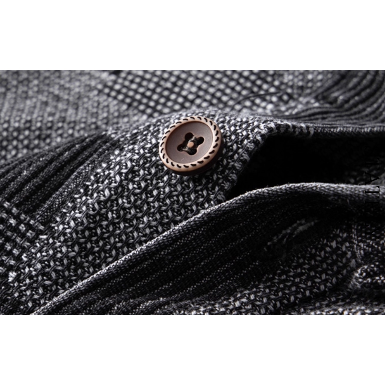 Geometric Patchwork シャツジャケット_T116・画像4