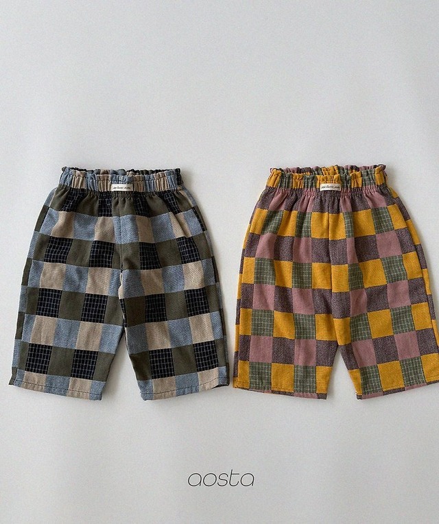 【取寄】Aosta  パッチワークパンツ｜秋服｜韓国子供服｜26/AT