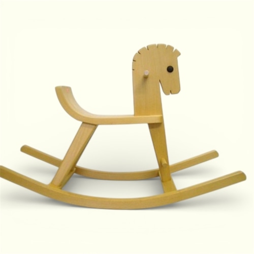 KELLERケラー社　木馬白木