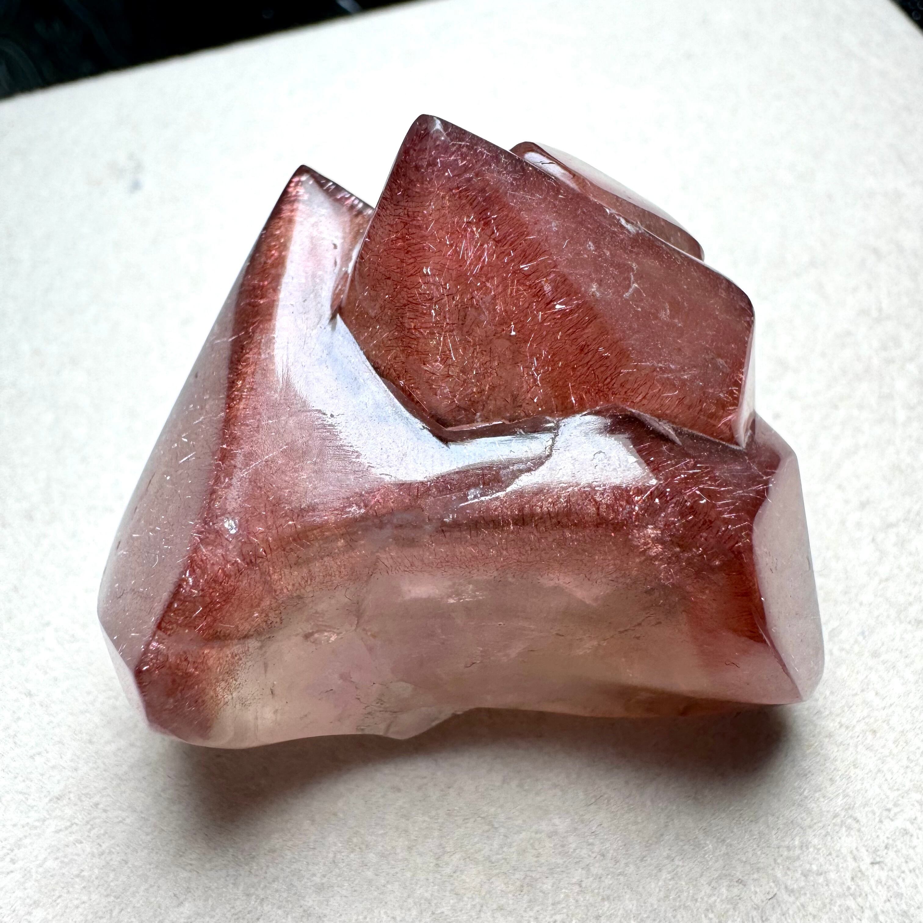 ソノラメキシコ産 ストロベリークォーツ 原石 約49g