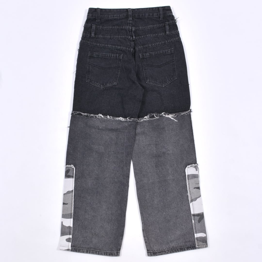 50%OFF】デニム×カモフラ ドッキングデニム | VOLCAN&APHRODITE