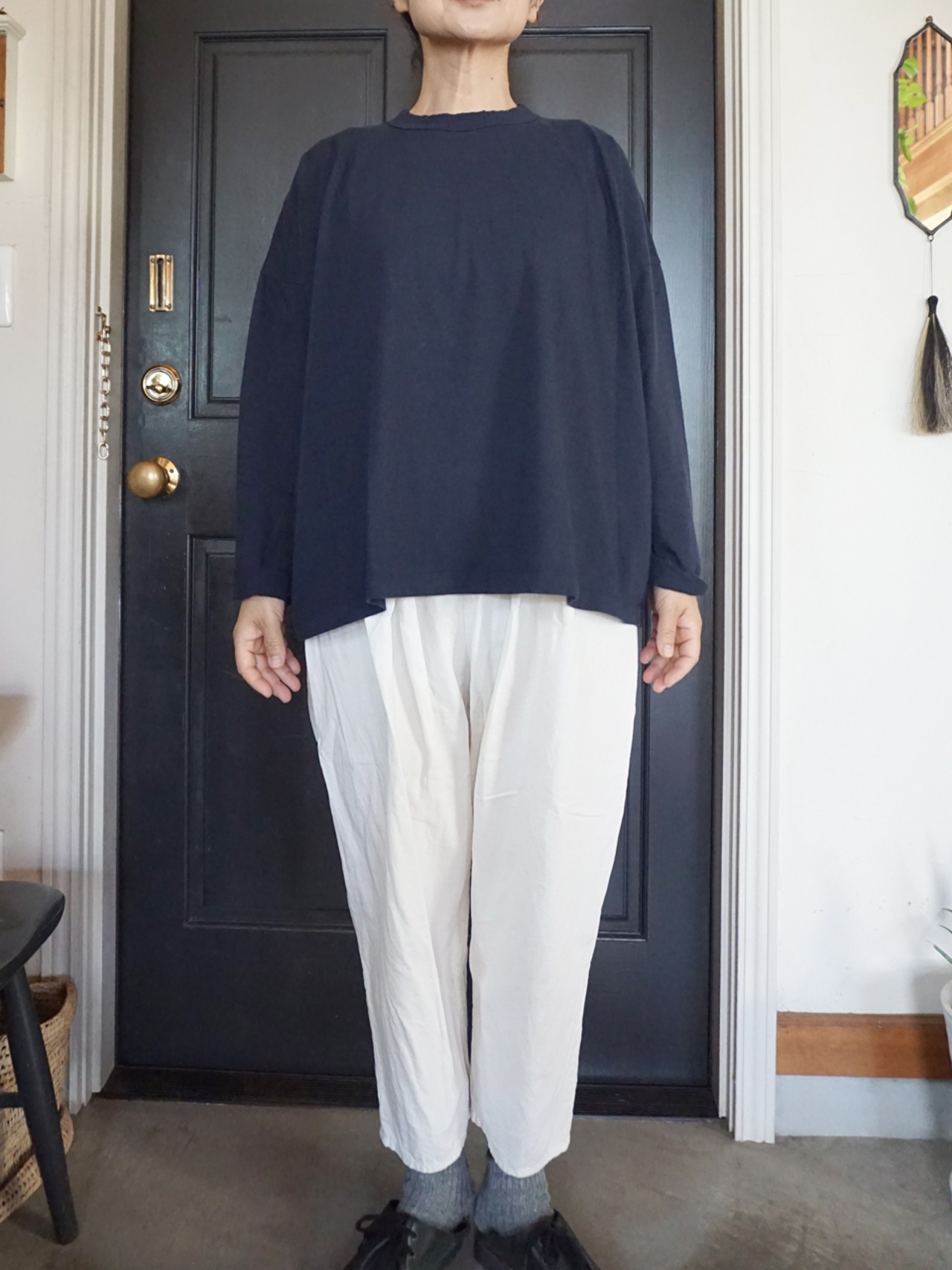 homspun （ホームスパン）30/1天竺BIG L/S Tシャツ