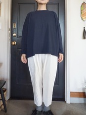 homspun （ホームスパン）30/1天竺BIG L/S Tシャツ