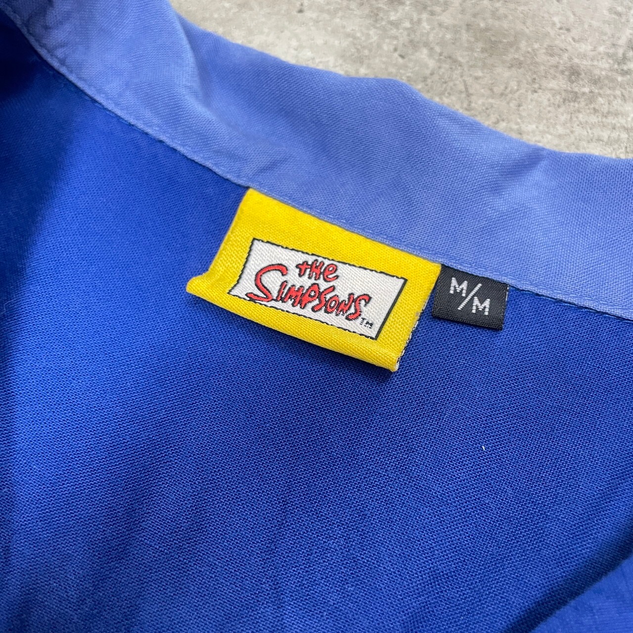 00年代 the SIMPSONS Pin Pals バック刺繍 ボウリングシャツ メンズL 