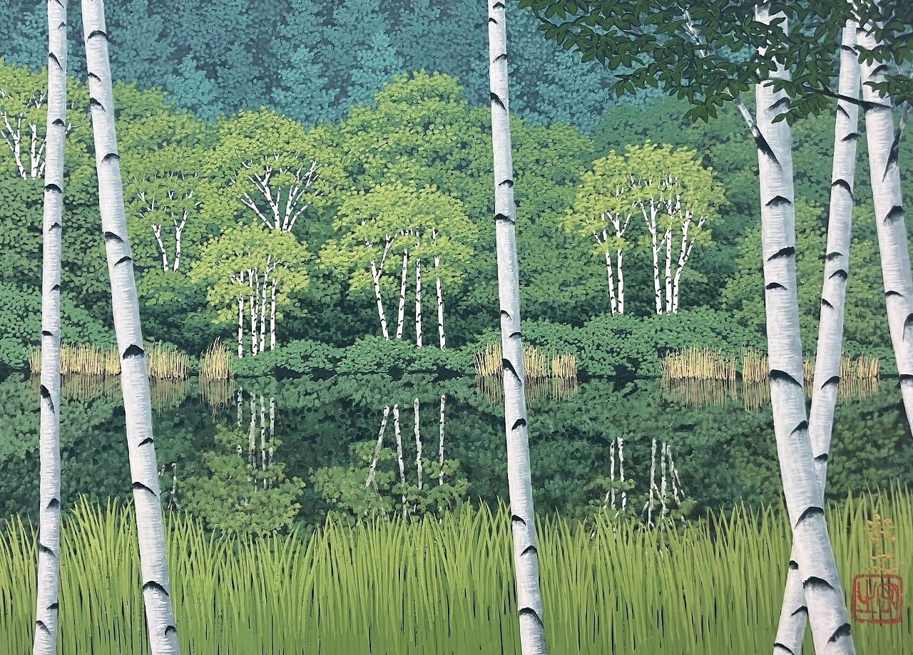 里の秋 | Gallery Enatsu 江夏画廊 | ハートウォーミングな絵画と版画