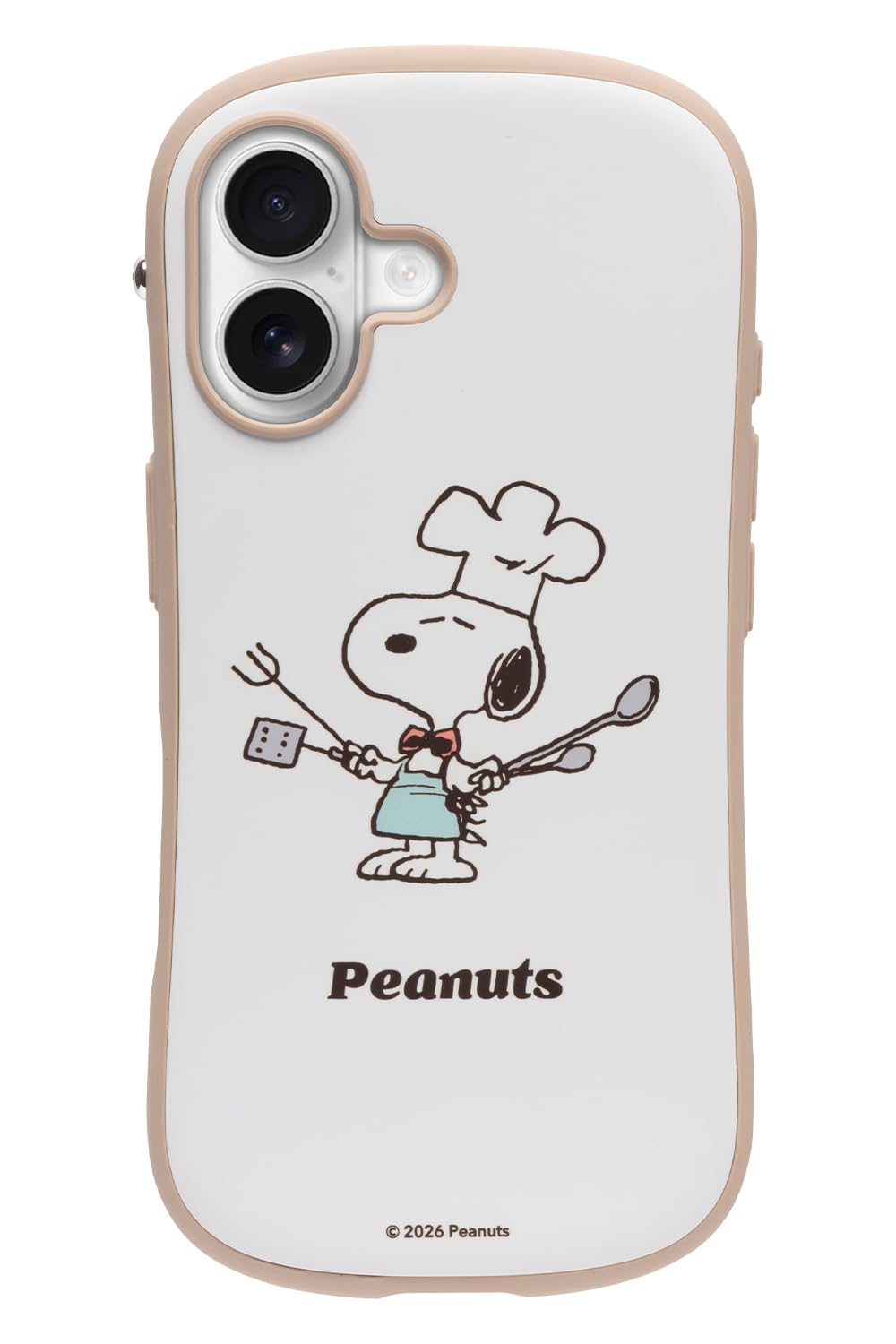 iFace First Class Cafe PEANUTS/ピーナッツ iPhone 17 ケース (コック/ホワイト)