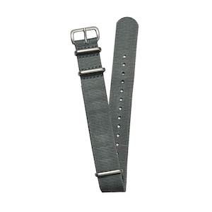 NYLON NATO TYPE WATCH STRAP /  Gray Color strap