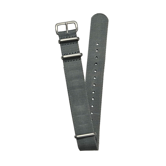 NYLON NATO TYPE WATCH STRAP /  Gray Color strap