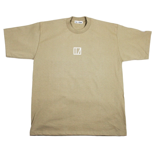 INAME logo sunflower print T-shirt (Sand khaki)