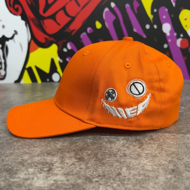 FACE LOGO CAP【ORANGE】